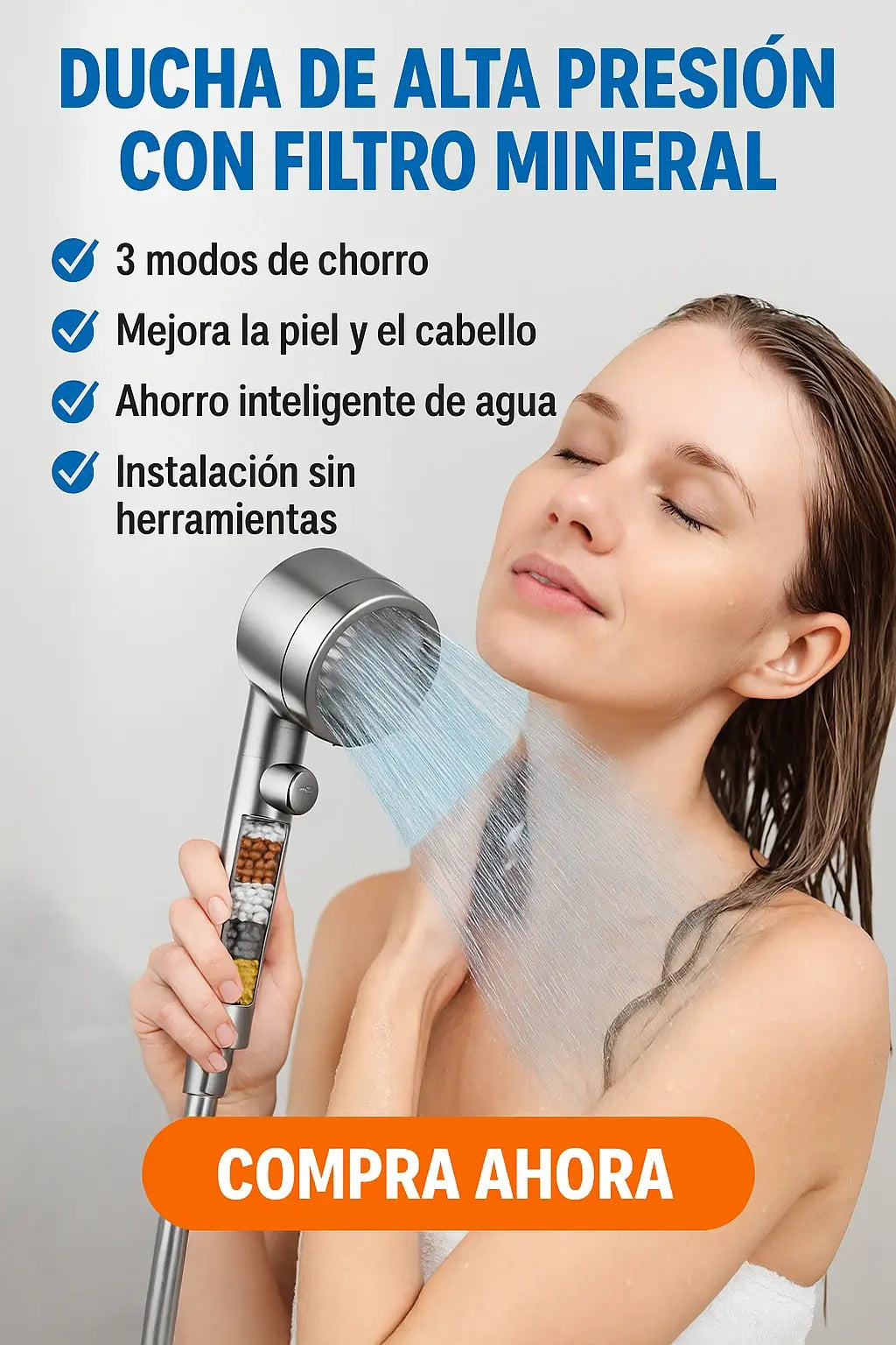 CABEZAL DE DUCHA 3 MODOS