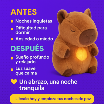 PELUCHE CAPIBARA QUE RESPIRA