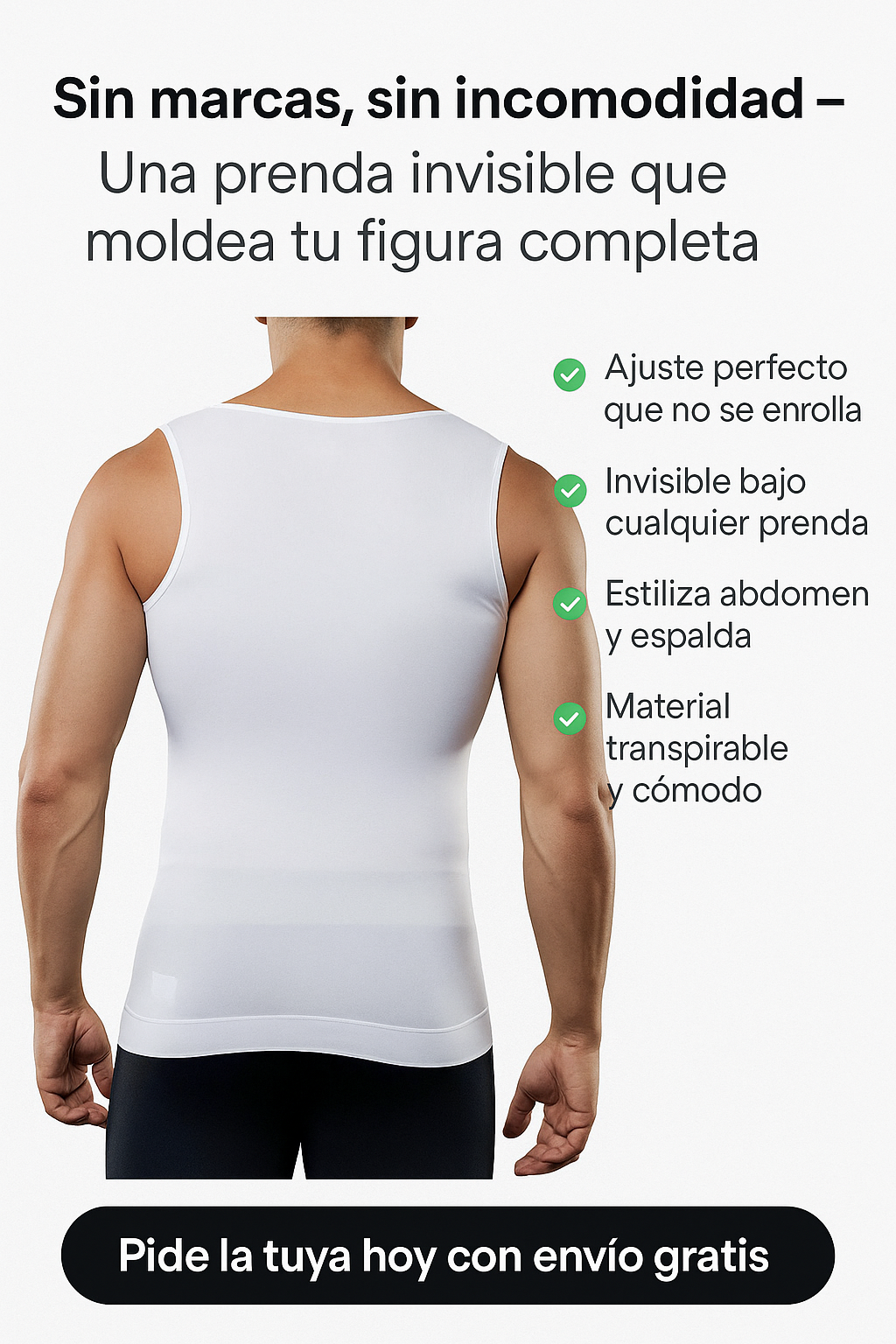 FRANELA DE COMPRESION  MOLDEADORA