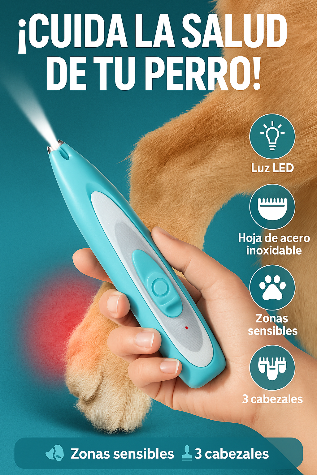 ¡CORTA SIN MIEDO, CUIDA CON AMOR! ❤️ AFEITADORA DE MASCOTAS PETPAW™