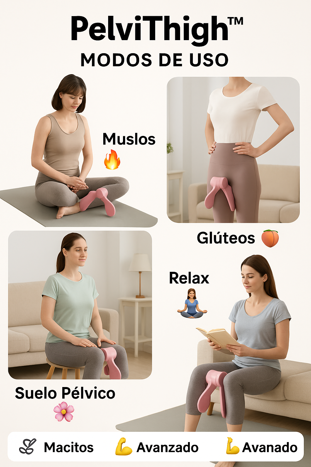 PELVYTIGHT - EJERCITADOR PELVICO CADERA CON CONTADOR